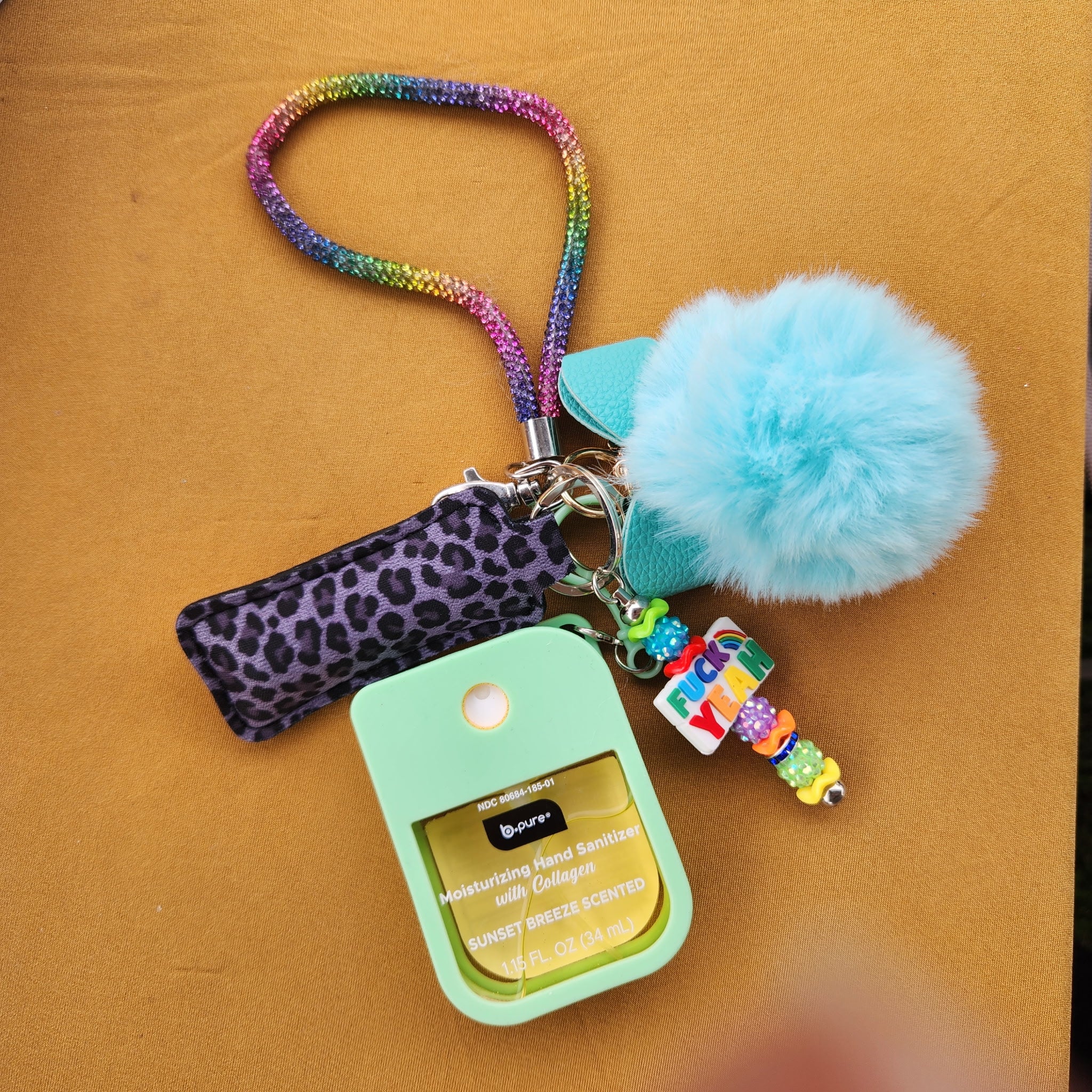 Bead Keychain W/ Accessories