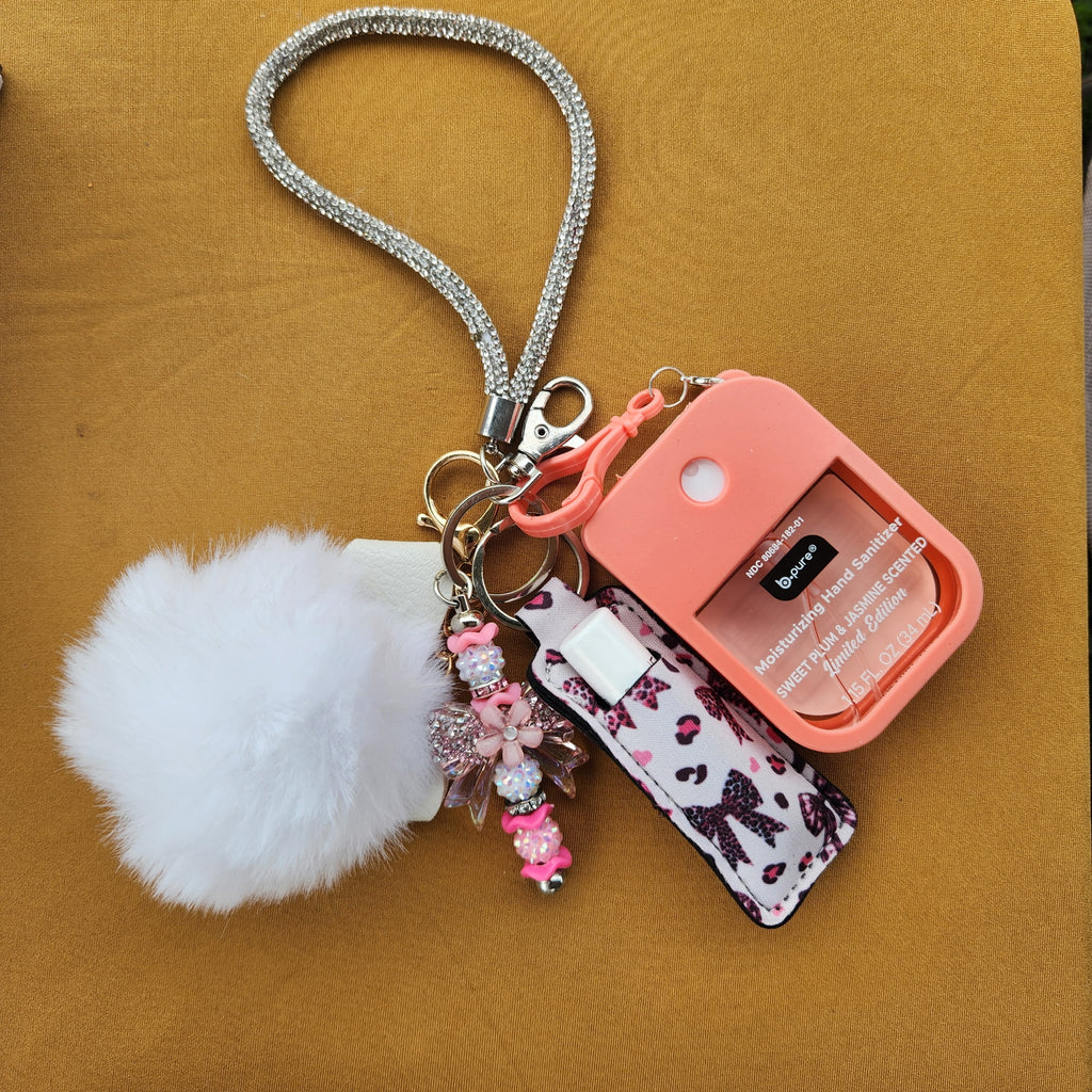 Bead Keychain W/ Accessories